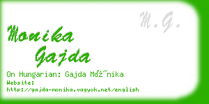 monika gajda business card